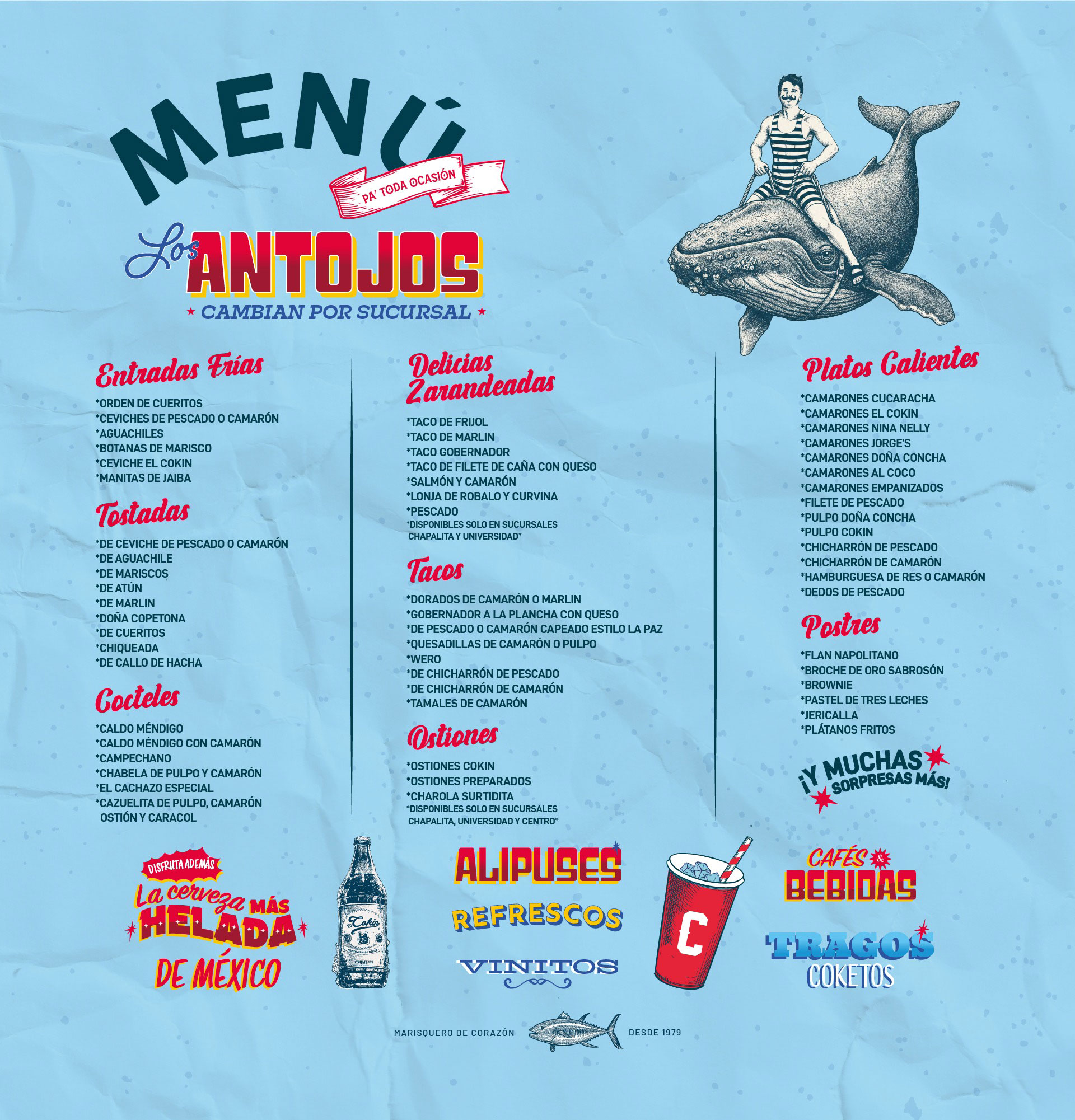 Menú general